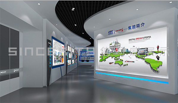 長(cháng)城電子展廳設計
