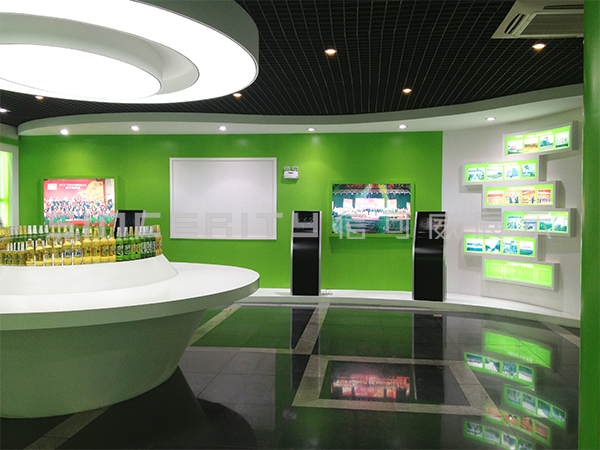 燕京啤酒展廳設計現場(chǎng)圖