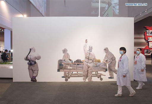 新冠展覽，新冠展位，新冠畫(huà)作展示