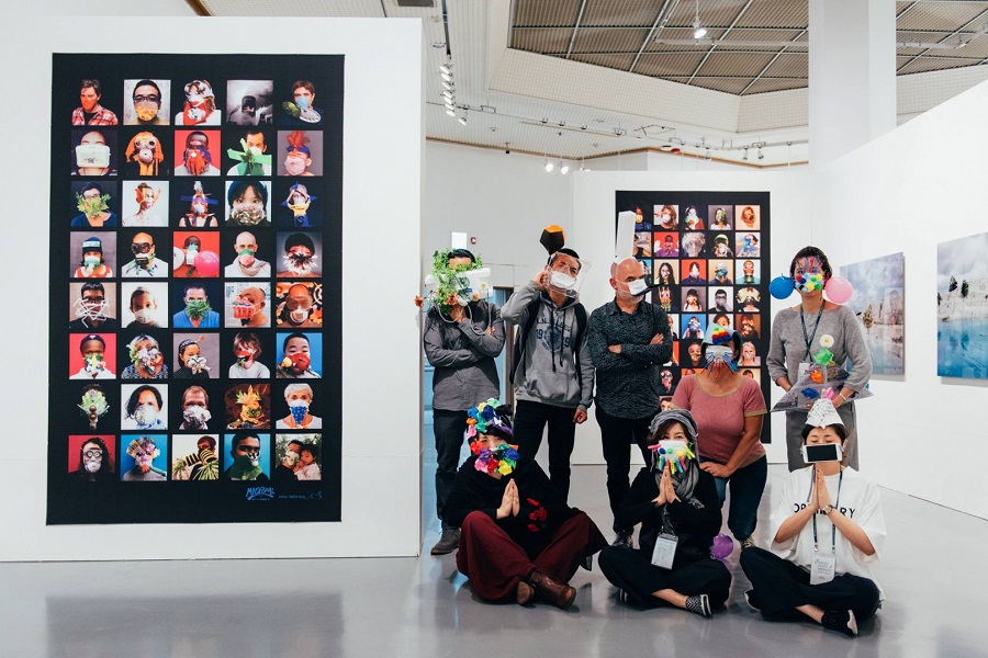個(gè)性口罩展，疫情下的展覽，口罩展